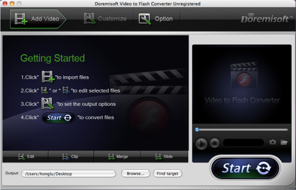 Video to Flash Converter for Mac